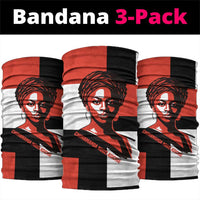 Chimamanda Ngozi Adichie Neck Gaiter with Bold Red Portrait, We Should All Be Feminists Quote - Wonder Print Shop