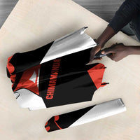 Chimamanda Ngozi Adichie Umbrella with Bold Red Portrait, We Should All Be Feminists Quote - Wonder Print Shop