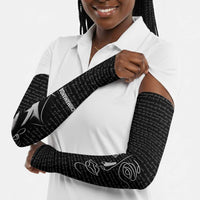 Chimamanda Ngozi Adichie Arm Sleeves with Expressive Speaking Portrait, Stories Shape Reality - Wonder Print Shop