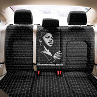 Chimamanda Ngozi Adichie Back Car Seat Cover with Expressive Speaking Portrait, Stories Shape Reality - Wonder Print Shop