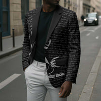 Chimamanda Ngozi Adichie Blazer with Expressive Speaking Portrait, Stories Shape Reality - Wonder Print Shop