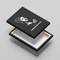 Chimamanda Ngozi Adichie Canvas Wall Art with Expressive Speaking Portrait, Stories Shape Reality - Wonder Print Shop