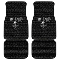 Chimamanda Ngozi Adichie Car Mats with Expressive Speaking Portrait, Stories Shape Reality - Wonder Print Shop