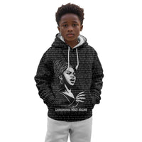 Chimamanda Ngozi Adichie Kid Hoodie with Expressive Speaking Portrait, Stories Shape Reality - Wonder Print Shop