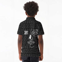 Chimamanda Ngozi Adichie Kid Polo Shirt with Expressive Speaking Portrait, Stories Shape Reality - Wonder Print Shop
