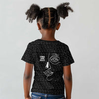 Chimamanda Ngozi Adichie Kid T shirt with Expressive Speaking Portrait, Stories Shape Reality - Wonder Print Shop