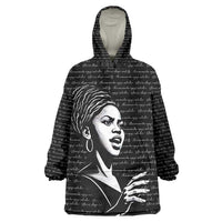 Chimamanda Ngozi Adichie Kid Wearable Blanket Hoodie with Expressive Speaking Portrait, Stories Shape Reality - Wonder Print Shop