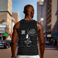 Chimamanda Ngozi Adichie Men Tank Top with Expressive Speaking Portrait, Stories Shape Reality - Wonder Print Shop