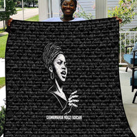 Chimamanda Ngozi Adichie Quilt with Expressive Speaking Portrait, Stories Shape Reality - Wonder Print Shop