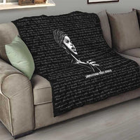 Chimamanda Ngozi Adichie Quilt with Expressive Speaking Portrait, Stories Shape Reality - Wonder Print Shop