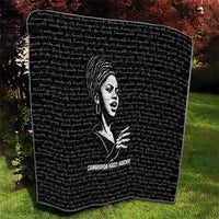 Chimamanda Ngozi Adichie Quilt with Expressive Speaking Portrait, Stories Shape Reality - Wonder Print Shop