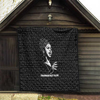 Chimamanda Ngozi Adichie Quilt with Expressive Speaking Portrait, Stories Shape Reality - Wonder Print Shop