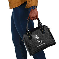 Chimamanda Ngozi Adichie Shoulder Handbag with Expressive Speaking Portrait, Stories Shape Reality - Wonder Print Shop