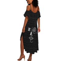 Chimamanda Ngozi Adichie Summer Maxi Dress with Expressive Speaking Portrait, Stories Shape Reality - Wonder Print Shop