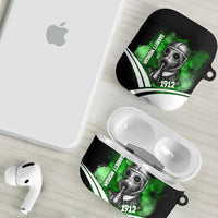 Garrett Morgan AirPods Case with Gas Mask Invention Illustration, Inventing to Save Lives Quote - Wonder Print Shop