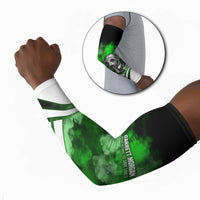Garrett Morgan Arm Sleeves with Gas Mask Invention Illustration, Inventing to Save Lives Quote - Wonder Print Shop