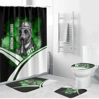 Garrett Morgan Bathroom Set with Gas Mask Invention Illustration, Inventing to Save Lives Quote - Wonder Print Shop