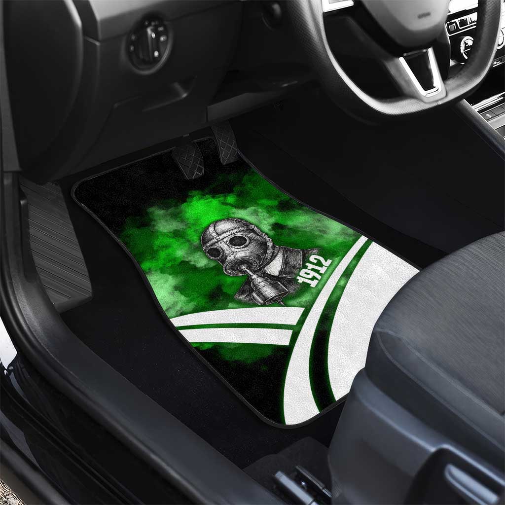 Garrett Morgan Car Mats with Gas Mask Invention Illustration, Inventing to Save Lives Quote - Wonder Print Shop