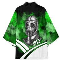 Garrett Morgan Kimono with Gas Mask Invention Illustration, Inventing to Save Lives Quote - Wonder Print Shop