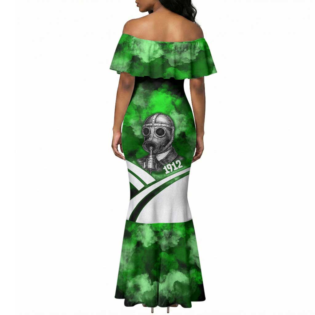 Garrett Morgan Mermaid Dress with Gas Mask Invention Illustration, Inventing to Save Lives Quote - Wonder Print Shop