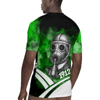 Garrett Morgan Rugby Jersey with Gas Mask Invention Illustration, Inventing to Save Lives Quote - Wonder Print Shop