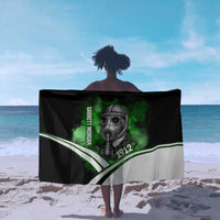 Garrett Morgan Sarong with Gas Mask Invention Illustration, Inventing to Save Lives Quote - Wonder Print Shop