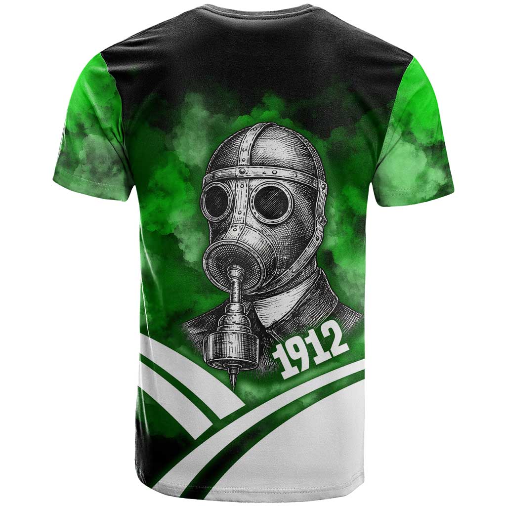 Garrett Morgan T shirt with Gas Mask Invention Illustration, Inventing to Save Lives Quote - Wonder Print Shop