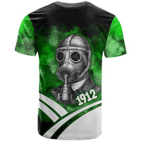 Garrett Morgan T shirt with Gas Mask Invention Illustration, Inventing to Save Lives Quote - Wonder Print Shop