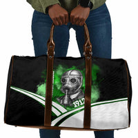 Garrett Morgan Travel Bag with Gas Mask Invention Illustration, Inventing to Save Lives Quote - Wonder Print Shop