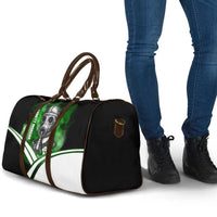Garrett Morgan Travel Bag with Gas Mask Invention Illustration, Inventing to Save Lives Quote - Wonder Print Shop