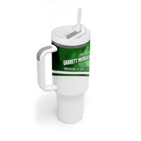 Garrett Morgan Tumbler With Handle with Gas Mask Invention Illustration, Inventing to Save Lives Quote - Wonder Print Shop