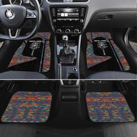 Garrett Morgan Car Mats with Full Body Portrait, Stop Wait Go Quote, Traffic Light Design - Wonder Print Shop