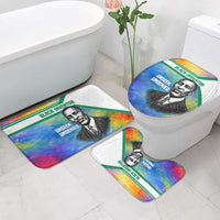 Garrett Morgan Bathroom Set with Real Impact Quote, Black Inventor Portrait and Vibrant Watercolor - Wonder Print Shop