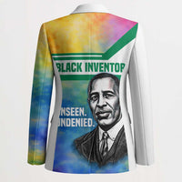 Garrett Morgan Blazer with Real Impact Quote, Black Inventor Portrait and Vibrant Watercolor - Wonder Print Shop
