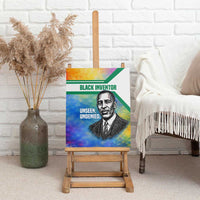 Garrett Morgan Canvas Wall Art with Real Impact Quote, Black Inventor Portrait and Vibrant Watercolor - Wonder Print Shop