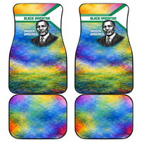 Garrett Morgan Car Mats with Real Impact Quote, Black Inventor Portrait and Vibrant Watercolor - Wonder Print Shop
