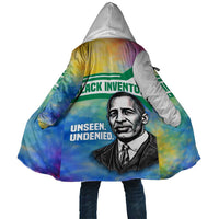 Garrett Morgan Cloak with Real Impact Quote, Black Inventor Portrait and Vibrant Watercolor - Wonder Print Shop