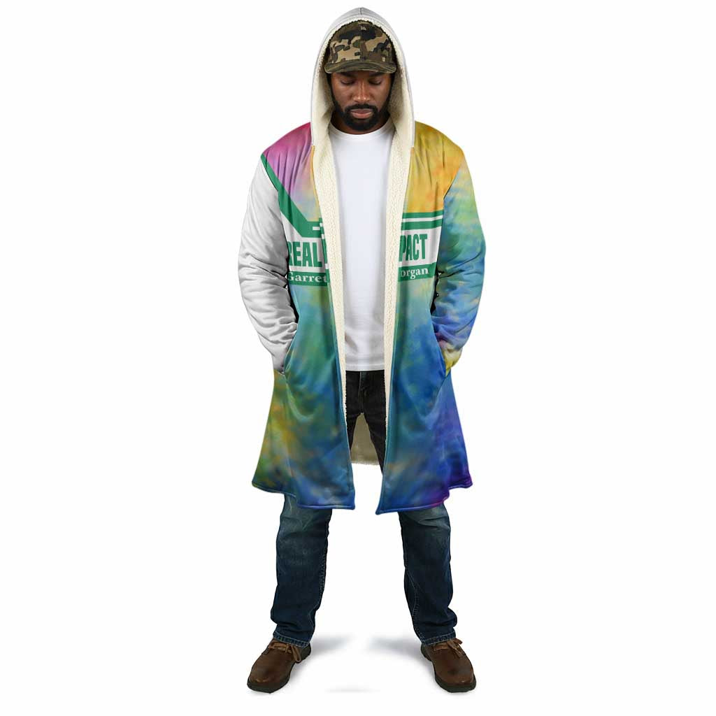 Garrett Morgan Cloak with Real Impact Quote, Black Inventor Portrait and Vibrant Watercolor - Wonder Print Shop