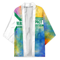 Garrett Morgan Kimono with Real Impact Quote, Black Inventor Portrait and Vibrant Watercolor - Wonder Print Shop