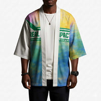 Garrett Morgan Kimono with Real Impact Quote, Black Inventor Portrait and Vibrant Watercolor - Wonder Print Shop