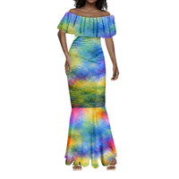 Garrett Morgan Mermaid Dress with Real Impact Quote, Black Inventor Portrait and Vibrant Watercolor - Wonder Print Shop