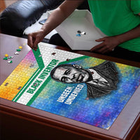 Garrett Morgan Puzzle with Real Impact Quote, Black Inventor Portrait and Vibrant Watercolor - Wonder Print Shop