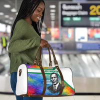Garrett Morgan Travel Bag with Real Impact Quote, Black Inventor Portrait and Vibrant Watercolor - Wonder Print Shop