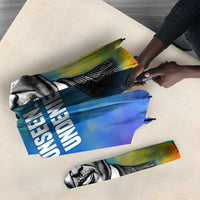 Garrett Morgan Umbrella with Real Impact Quote, Black Inventor Portrait and Vibrant Watercolor - Wonder Print Shop