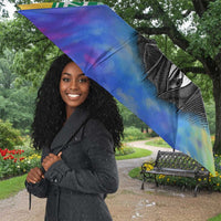 Garrett Morgan Umbrella with Real Impact Quote, Black Inventor Portrait and Vibrant Watercolor - Wonder Print Shop
