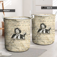 Toni Morrison Laundry Basket Handwritten Manuscript Powerful Portrait with Feather Pen Quote - Wonder Print Shop