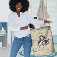 Toni Morrison Laundry Basket Handwritten Manuscript Powerful Portrait with Feather Pen Quote - Wonder Print Shop