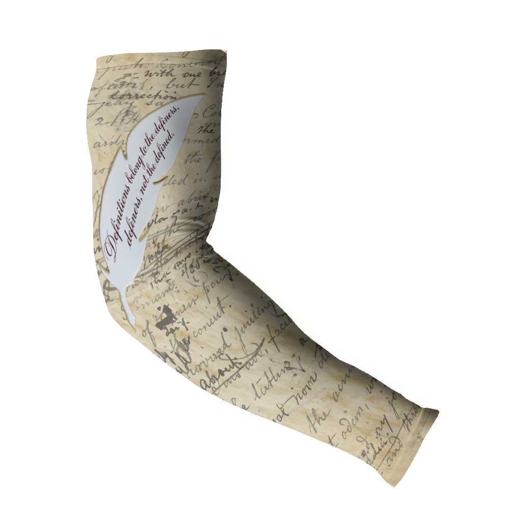 Toni Morrison Arm Sleeves Handwritten Manuscript Powerful Portrait with Feather Pen Quote - Wonder Print Shop