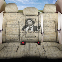 Toni Morrison Back Car Seat Cover Handwritten Manuscript Powerful Portrait with Feather Pen Quote - Wonder Print Shop