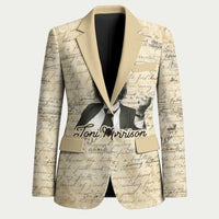 Toni Morrison Blazer Handwritten Manuscript Powerful Portrait with Feather Pen Quote - Wonder Print Shop